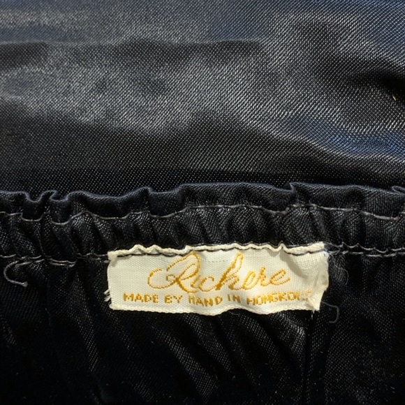 Vintage Hand Made Black Bag
